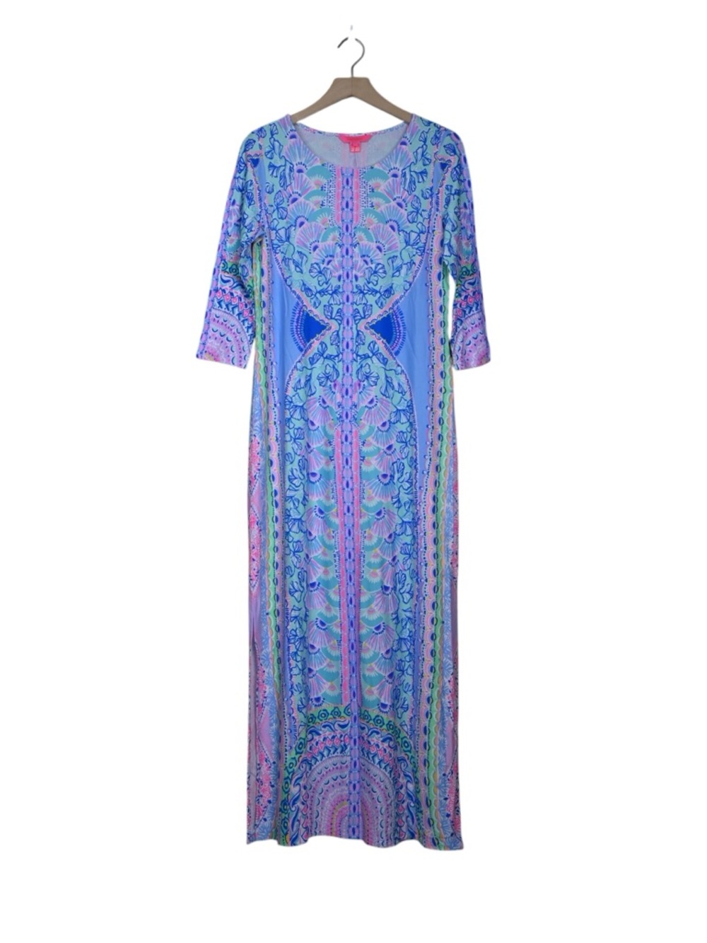 Lilly Pulitzer Women's M Morgann Maxi Dress in Seaside Shindig NEW - Picture 3 of 11